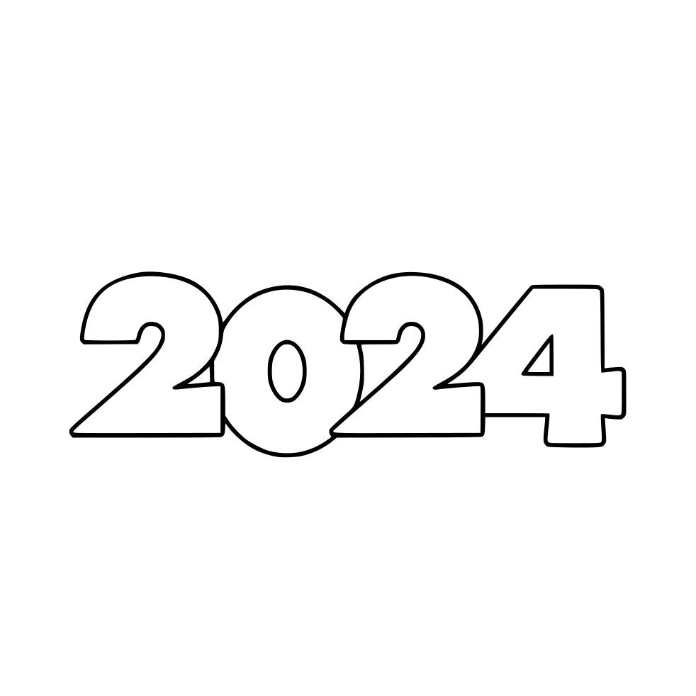 2024 SVG File | Cricut | Cut File | PNG - Etsy