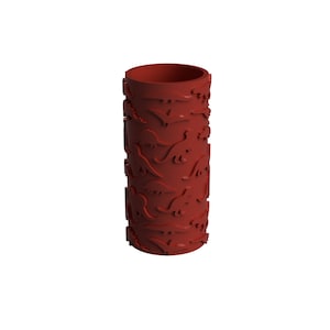 Dinosaurs Pattern Rolling Pin (Digital Download STL Files Only) - Commercial