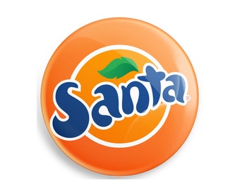 Santa Fanta 38mm / 1.5" Best-seller Cadeau de Noël Funny Button Pin Badge