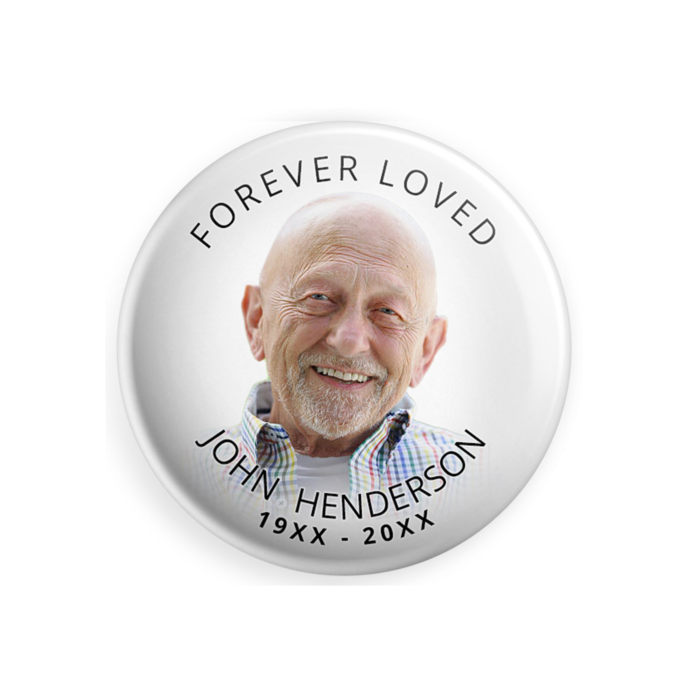 20x RIP Memorial Funeral 38mm Customizable Button Pin Badge - Etsy Canada
