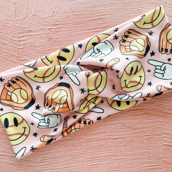 Softball Headband Etsy