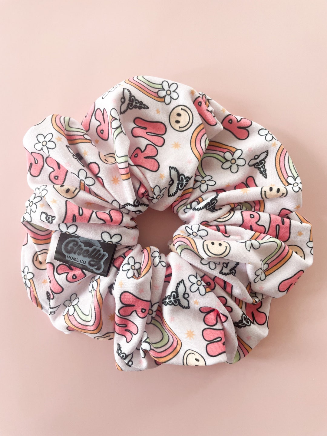 Rainbow RN XL Scrunchie, Soft Scrunchies, Oversized Scrunchies, XL ...
