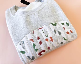 Sudadera bordada con apliques de tela de Baby Feet Nurse, enfermera de parto, regalo de enfermera, sudadera de enfermera, mamá y bebé, enfermera de UCIN