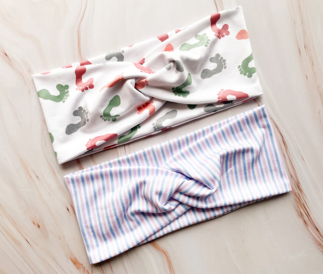 Labor and Delivery Simple Twist Top Soft Fabric Headband, Nurse