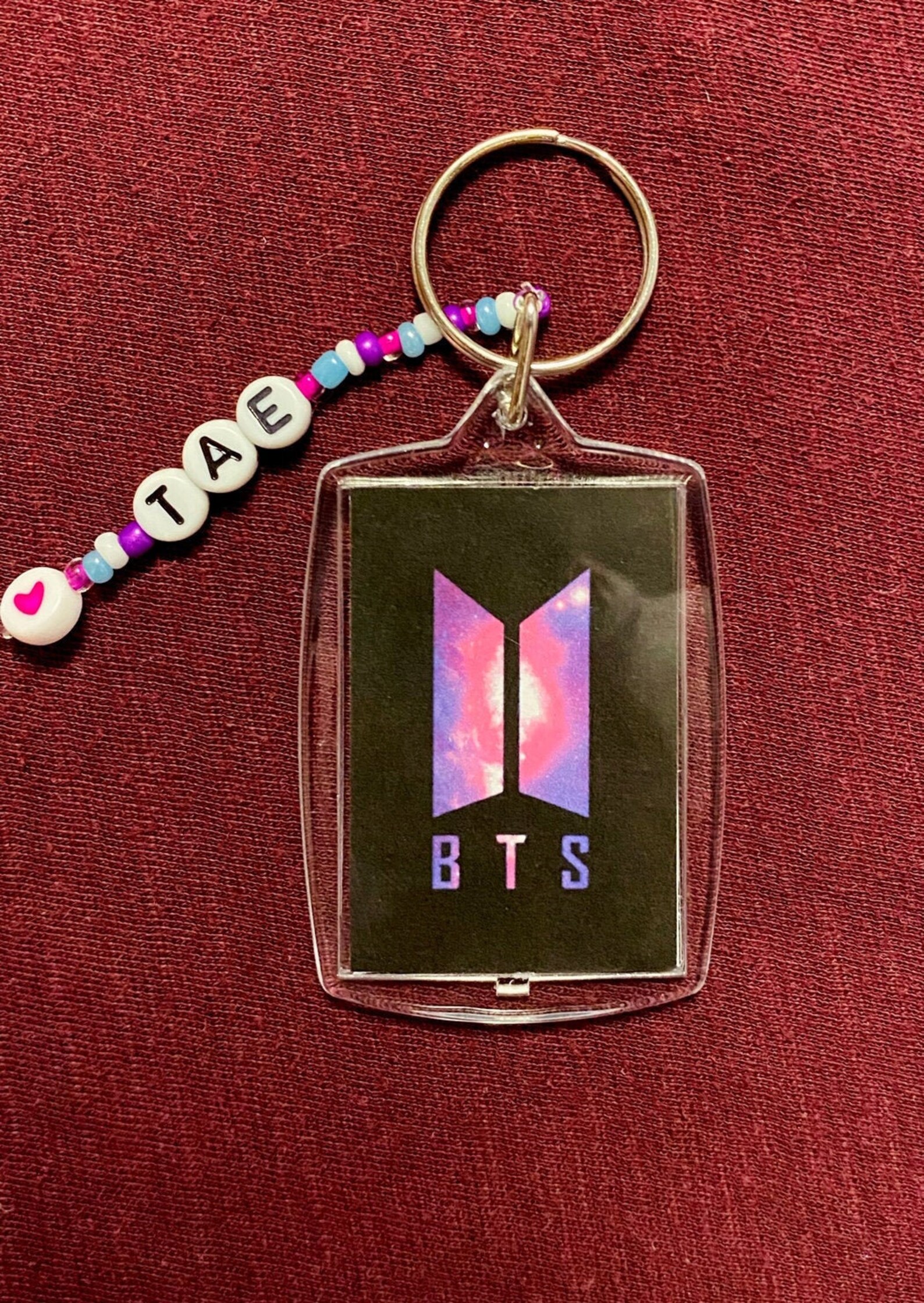 BTS Logo Keychains customizable Etsy