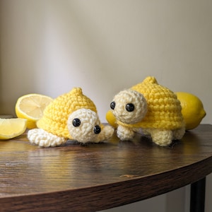 Lemon Turtle | Handmade Crochet Turtle