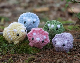 Pastel Triceratops | Cute Crocheted Dino