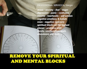 SPIRITUAL BLOCKS Removal - Erase the root cause of any issue (traumas, anger, limiting beliefs, stress, vows, negative contracts etc)