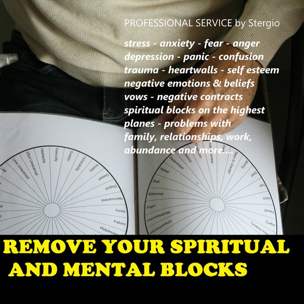 SPIRITUAL BLOCKS Removal - Erase the root cause of any issue (traumas, anger, limiting beliefs, stress, vows, negative contracts etc)