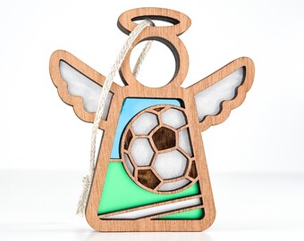 Soccer Mom Gifts, Soccer Ball Ornaments for Christmas, Personalized Soccer Lover Gift Ideas for Fan, Player Presents for Team, Coach Gift