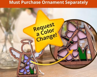 ADD-ON: Custom Color Change Service for Mother's Angels Ornament