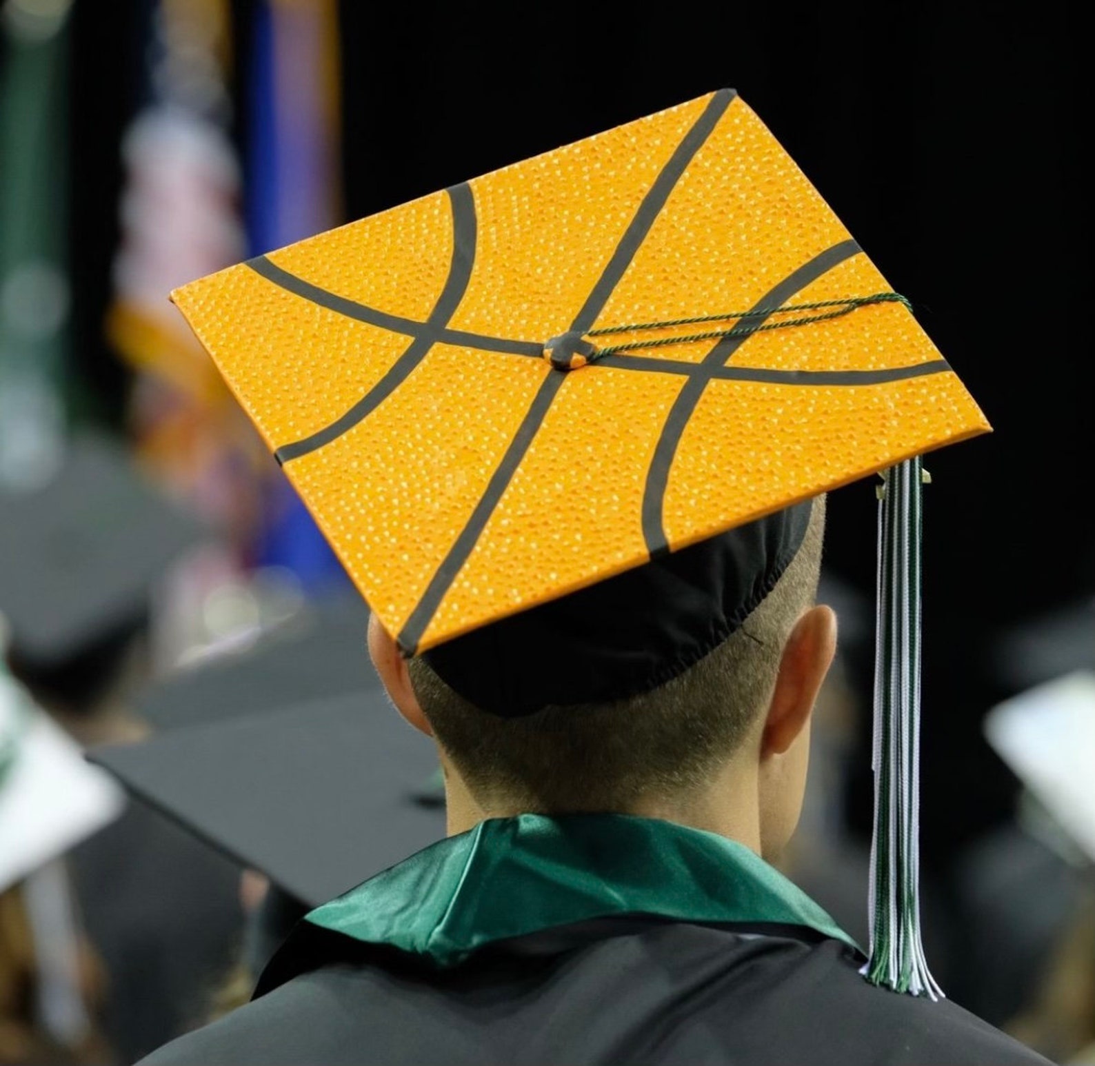 CUSTOM Sport Graduation Cap basketball Baseball Softball Etsy