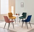 MOF Set of 4 Velvet R1 chairs 5 Colours  Dining Chairs Set