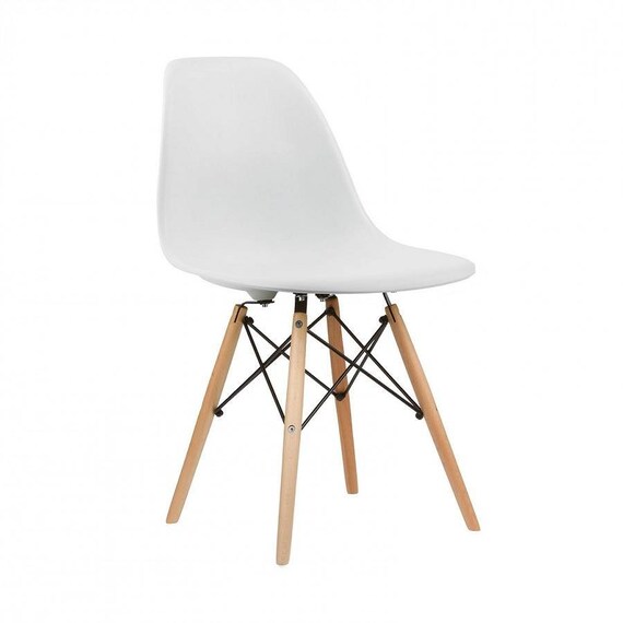 Dining Chairs Retro Wooden Legs Office Kitchen Lounge Chair Retro