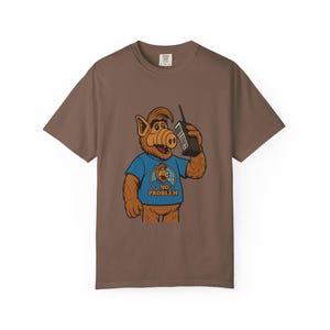 Retro Alf Vintage Cats Caricatures Unisex T-shirt, 80s 90s Graphic Tee, Retro Animal Lover Gift, Funny Kitty Shirt, Pet Cartoon Top
