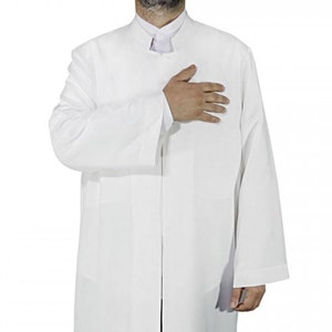 Islamic Mens Wear - Muslim Long Kurta - Jubbah For Men - Prayer Robe - Islamic Mens Jubbah - C036