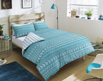 These comforters are available in an array of different colors; teal bedding etsy