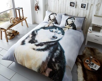 siberian husky bedding set