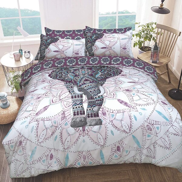 Floral Elephant CW1306023CL Duvet Cover Set main image 1