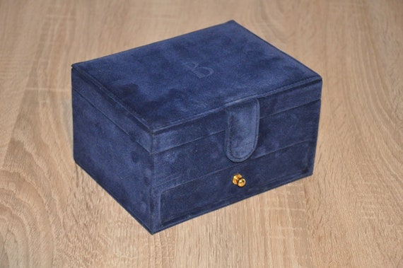Boucheron VELVET JEWELLERY BOX, Vintage, Very Rare