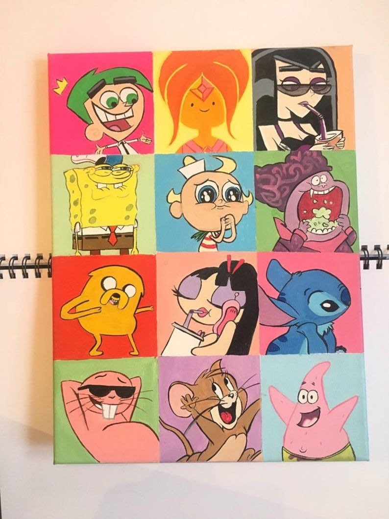cartoon-paintings-etsy