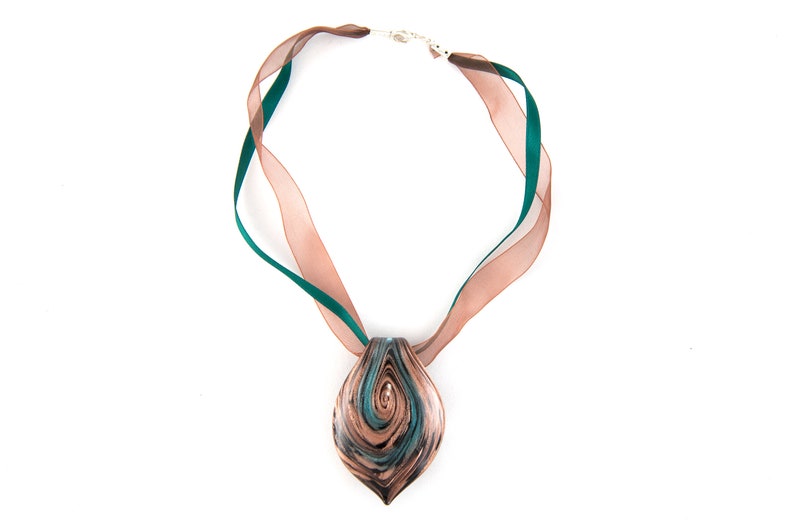 handmade women/'s necklace glass pendant Murano glass women/'s pendant Murano glass necklace Murano glass jewelry