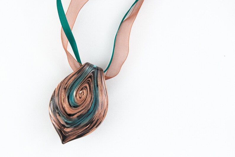 handmade women/'s necklace glass pendant Murano glass women/'s pendant Murano glass necklace Murano glass jewelry