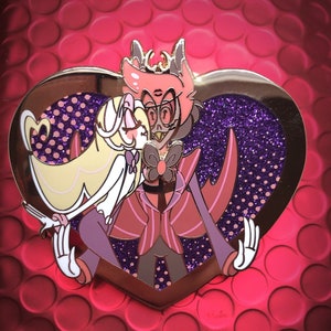You Spin Me Right Round Charlastor Hazbin Hotel Enamel Preorder