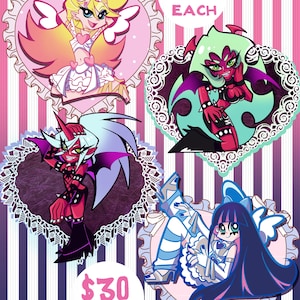 Envolez-vous - Nouvelles culottes et bas avec porte-jarretelles Épingles d&#39;anime en émail dur et chaussettes basses PRÉCOMMANDE