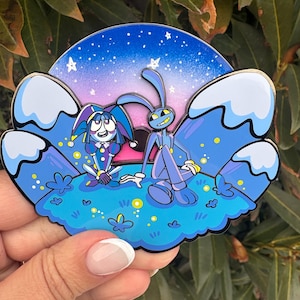 Until Dawn a Jax and Pomni Amazing Digital Circus Hard enamel Pin RESTOCK image 2