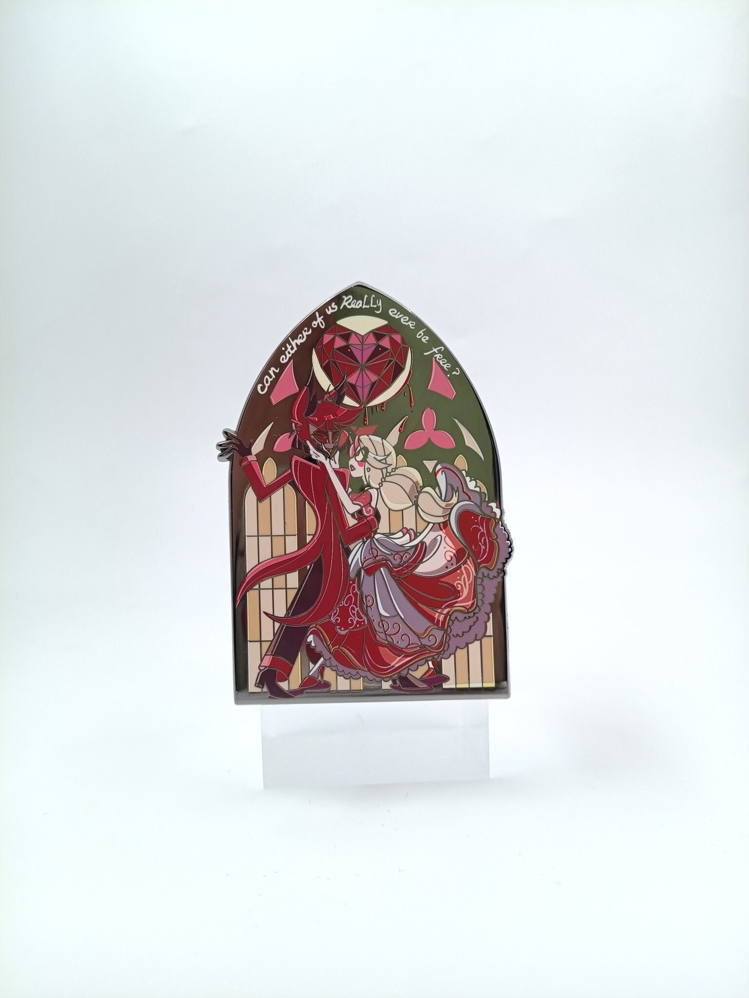 I Know Those Eyes a Charlastor Count of Monte Cristo Hazbin Hotel Enamel pins