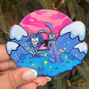 Until Dawn a Jax and Pomni Amazing Digital Circus Hard enamel Pin RESTOCK image 1