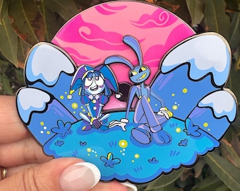 Until Dawn a Jax and Pomni Amazing Digital Circus Hard enamel Pin RESTOCK