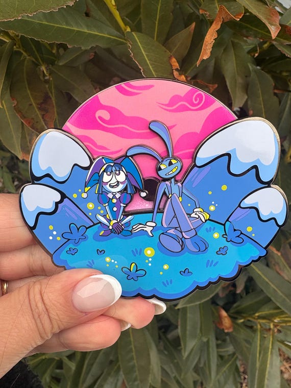 Until Dawn a Jax and Pomni Amazing Digital Circus Hard enamel Pin RESTOCK