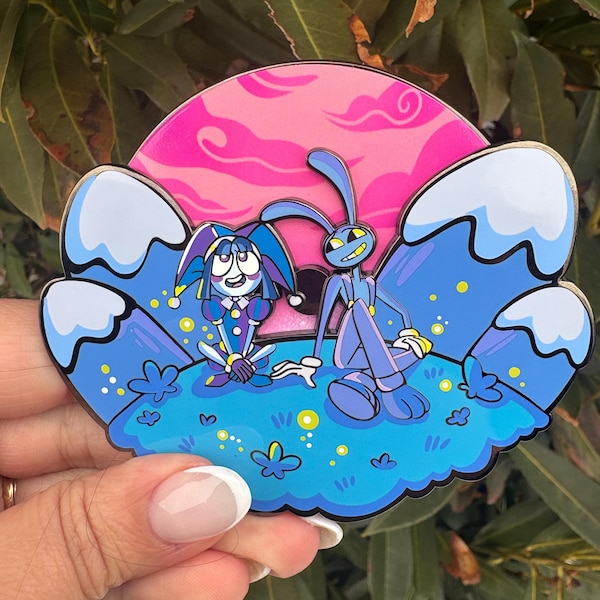 Bis zum Morgengrauen A Jax und Pomni Amazing Digital Circus Hard Emaille Pin RESTOCK