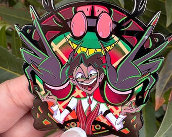 Call of the Void Redux a Hazbin Hotel Human Alastor Enamel Pin - Etsy