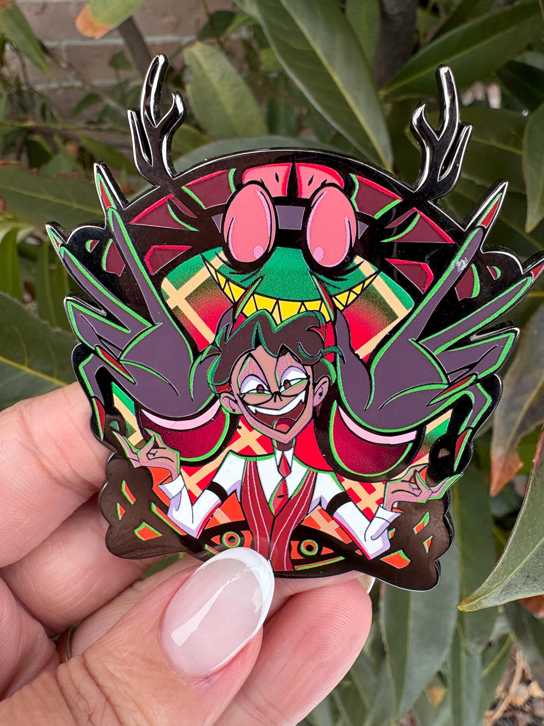 Call of the Void Redux a Hazbin Hotel Human Alastor Enamel Pin - Etsy