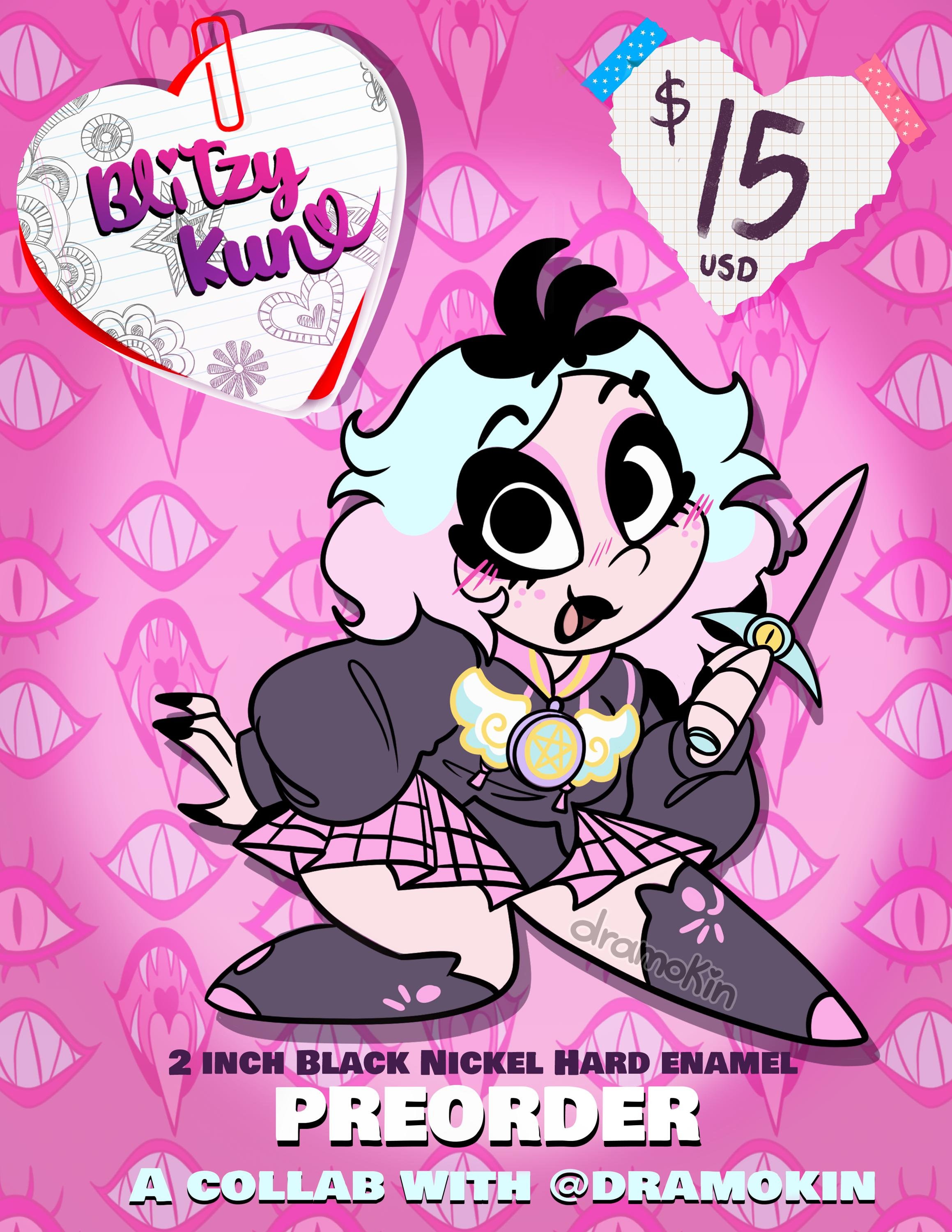 Blitzy-kun an Emberlynn Pinkle Helluva Boss Enamel Pin - Etsy