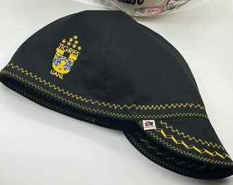 Tigres / Monterrey / Embroidered / Deep Crown Reversible Welding Cap / Boilermaker / Pipeline / 100% Cotton