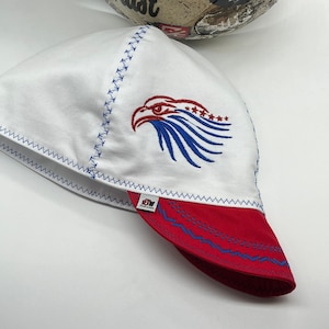 US Eagle / Deep Crown Welding Cap / Reversible / Pipeliner / 100% Cotton