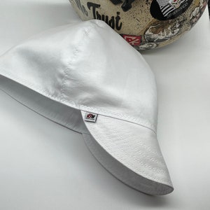 BUNDLE OF 6  Classic White  / Deep Crown Welding Cap / Reversible / Pipeliner / 100% Cotton