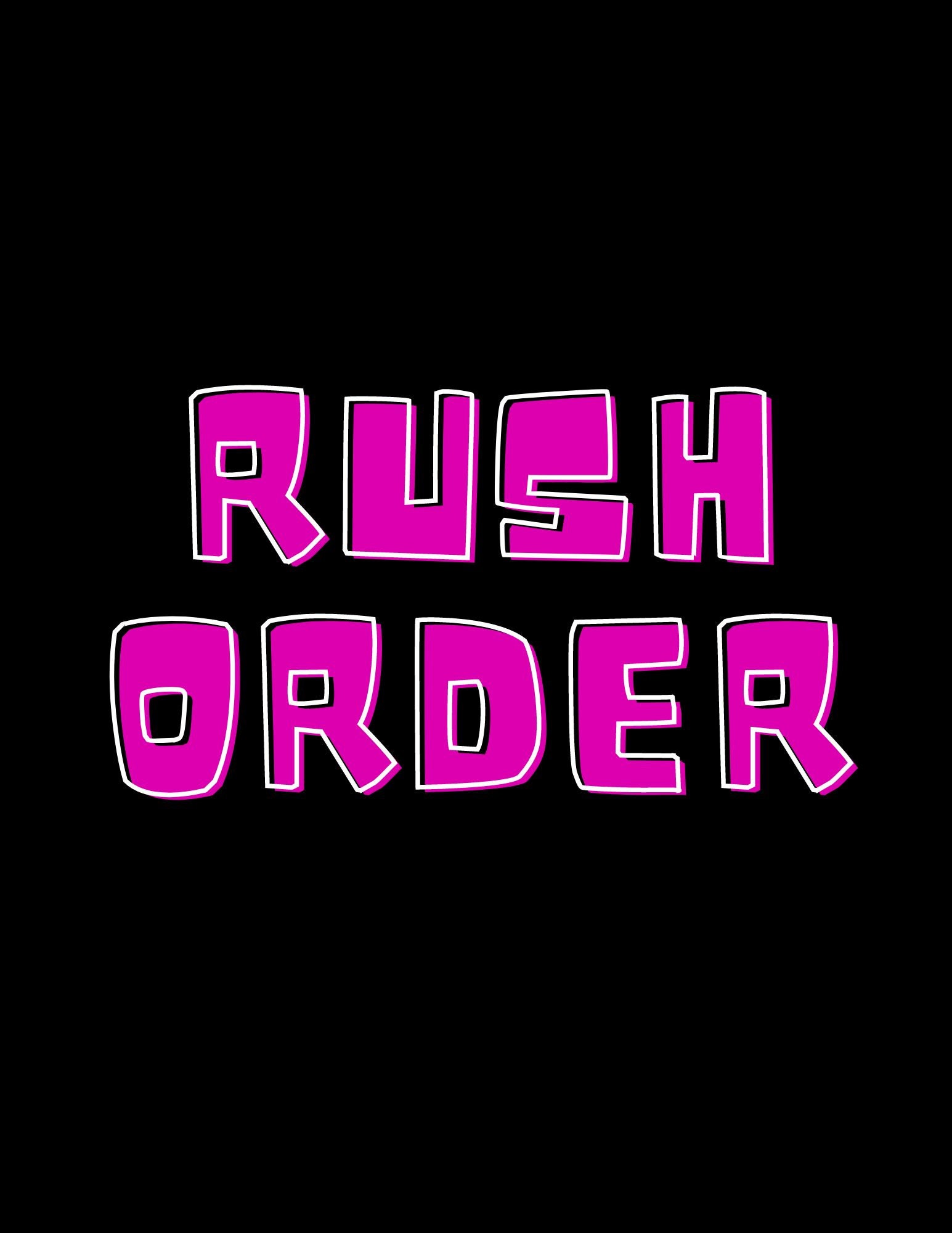 Rush Order 1 Week Processing Time Etsy