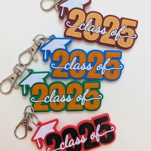 Class of Graduation Keychain - Etsy