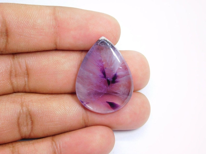 Natural Trapiche Amethyst Round Shape Cabochon Loose Gemstone F-1163 Trapiche Amethyst Gemstone,Top Quality,For Making Jewelry 32 Cts