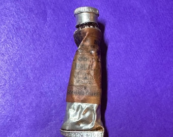 Antique Winsor & Newton Limited Mauve Stencil Oil Artists Paint Tube Vintage Artists Painting