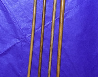 Antique Oil Paint Brushes x 4 Artists Painting Vintage Art