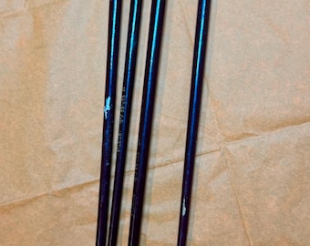 Antique Winsor & Newton Oil Paint Brushes x 4 Artists Painting Vintage Art