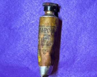 Antique LeFranc Japanese Yellow Oil Colour Artists Paint Tube Vintage Painting