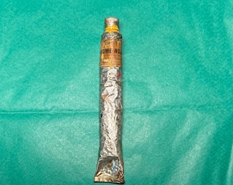 Tubo de pintura al óleo antiguo de George Rowney, pintura vintage.