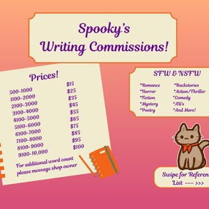Custom Writing Commissions